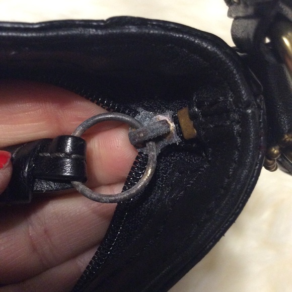 Coach Black Leather Small Hobo Bag - Picture 8 of 9